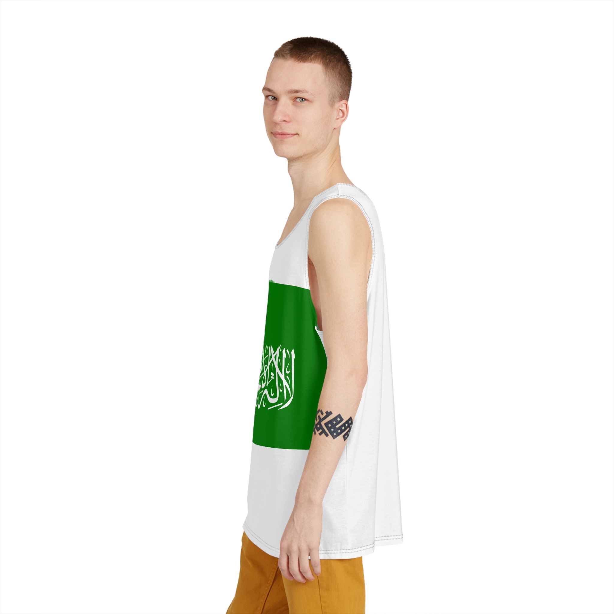 Flag of Al Qassam Brigades Mens Tank Aop