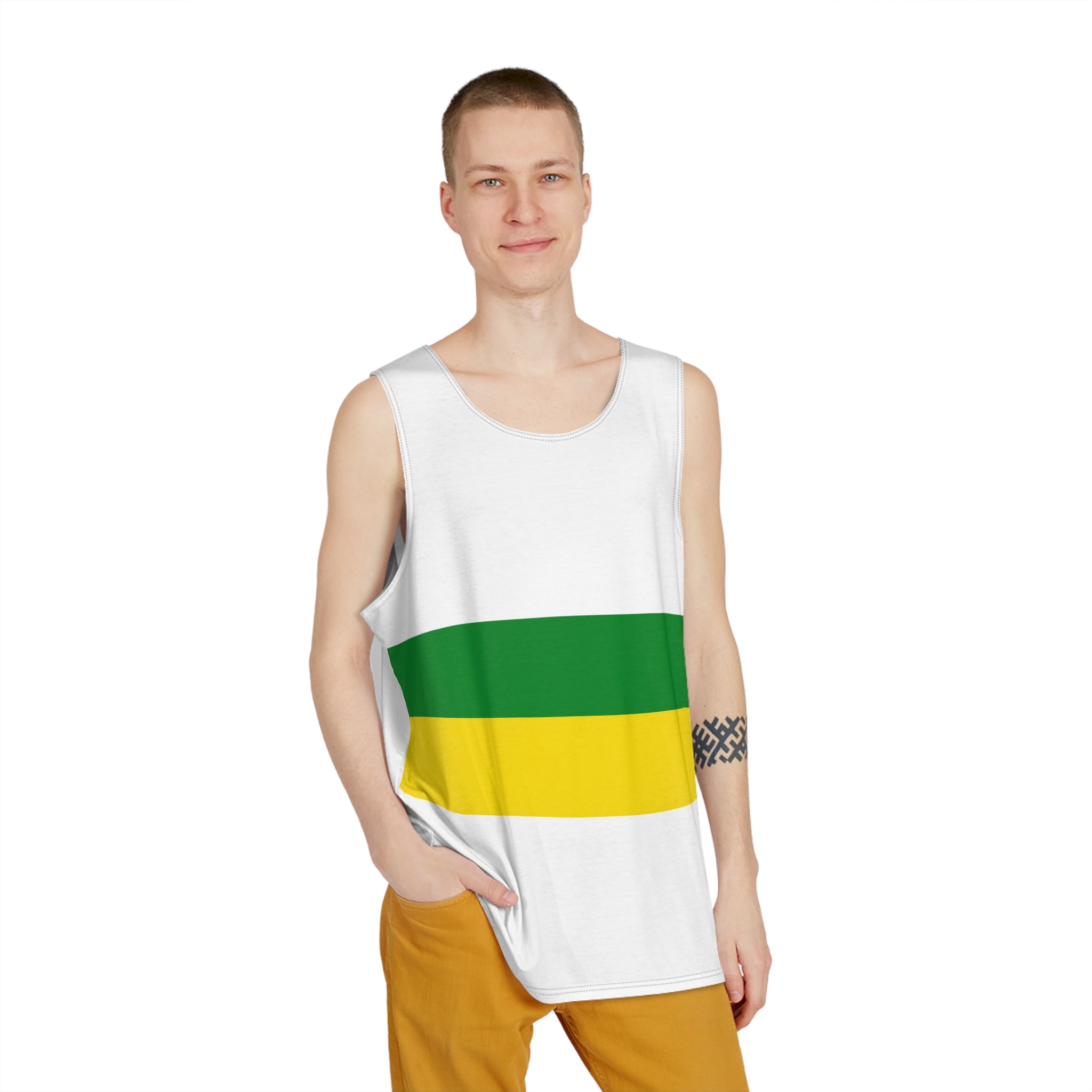 Bandera Provincia Zamora Chinchipe Mens Tank Aop - Image 3