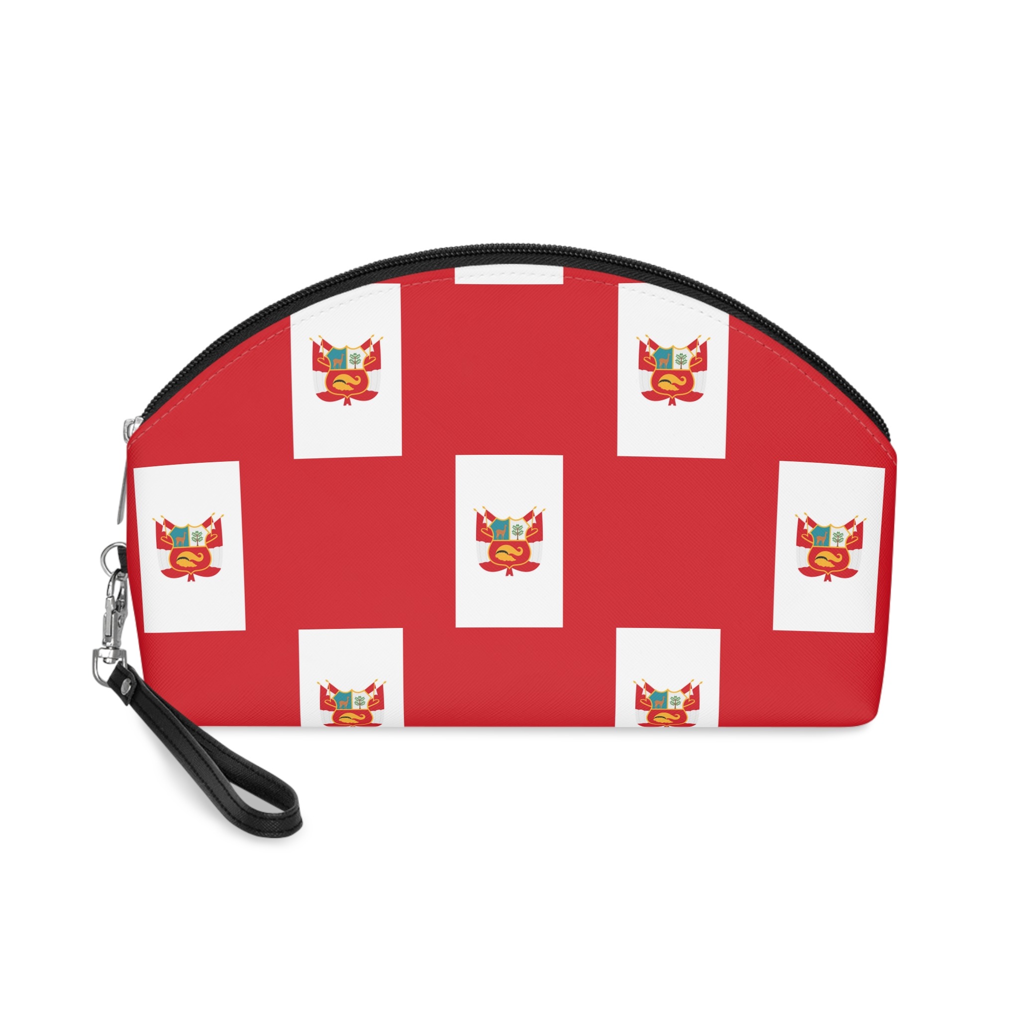 Peru Flag Makeup Bag