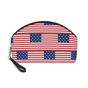 Flag Vermont 1804 1837 Makeup Bag