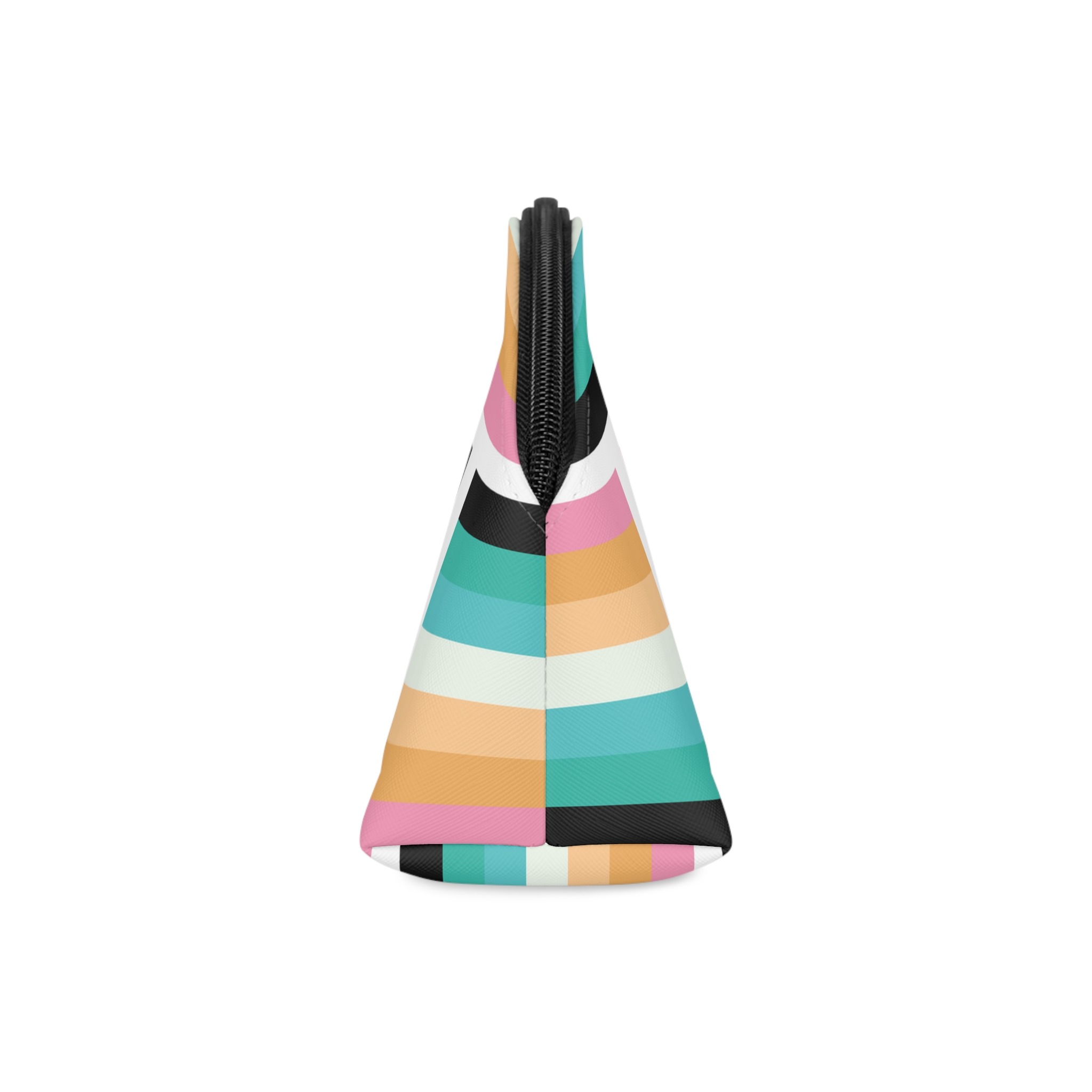 Vibrant Aromantic Pride Flag With Seven Horizontal Stripes Makeup Bag - Image 4
