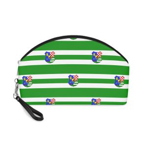 Flag of Zagreb County Makeup Bag