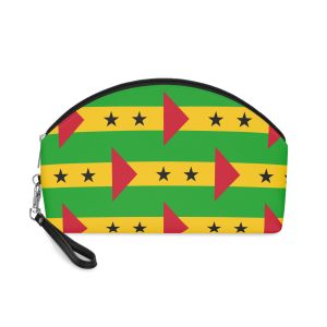 Sao Tome Flag Makeup Bag