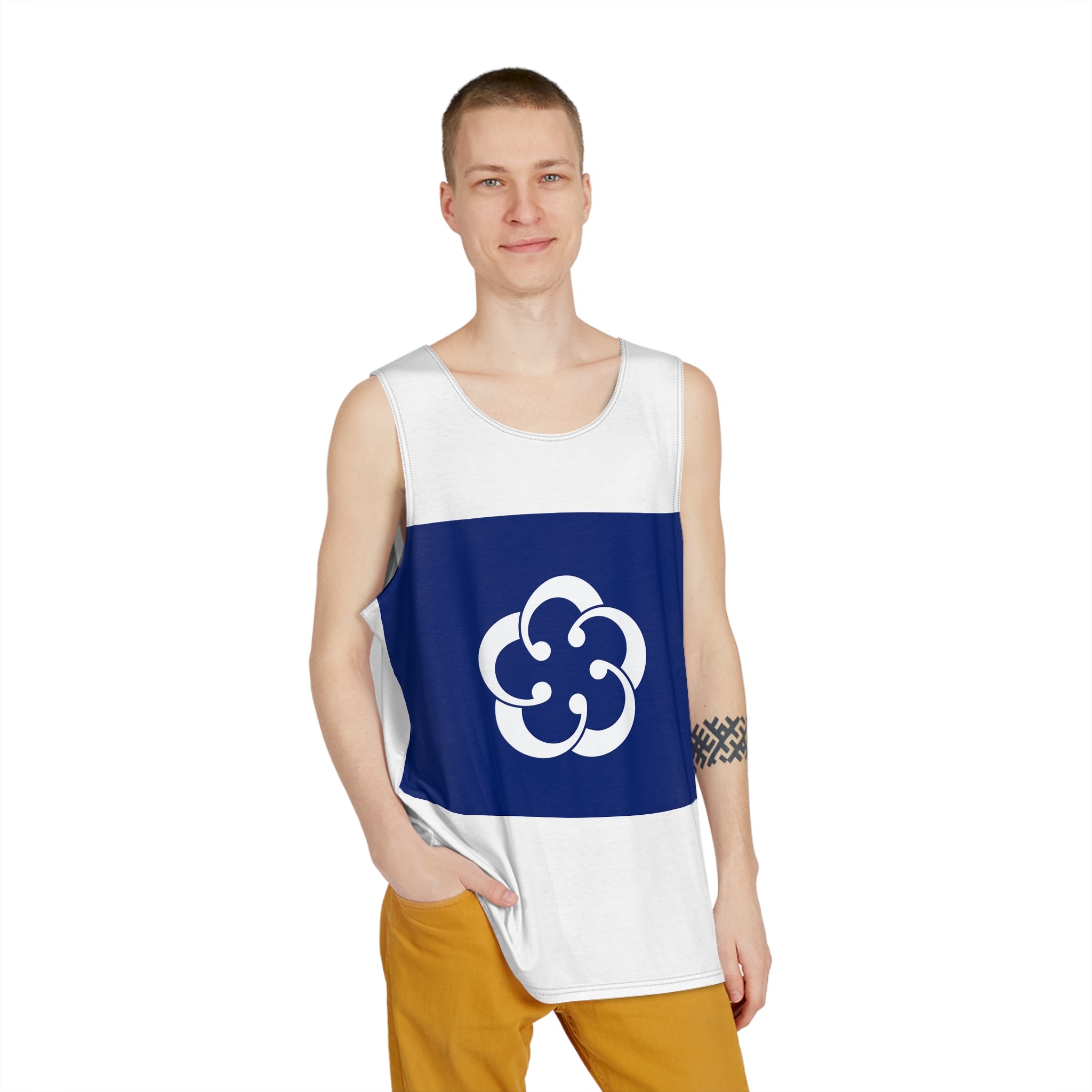 Flag of Odawara Kanagawa Mens Tank Aop - Image 3