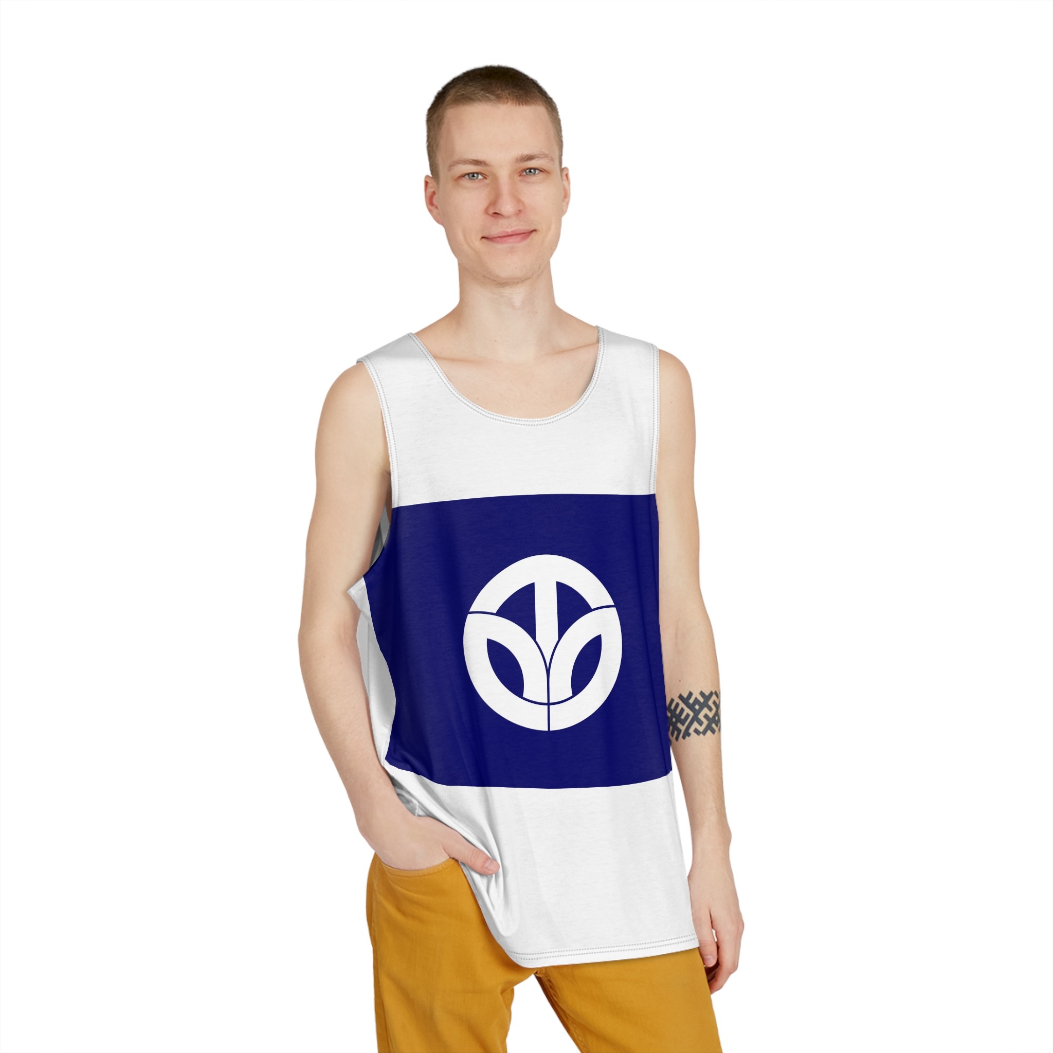 Flag of Fukui Prefecture Mens Tank Aop - Image 3