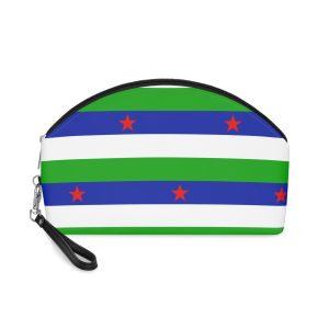Mrokhimi People Flag Traditional Ethnic Banner Chin Hills Myanmar Tribal Colors Mro Khumi Communitie Makeup Bag