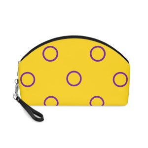 Intersex Flag Makeup Bag