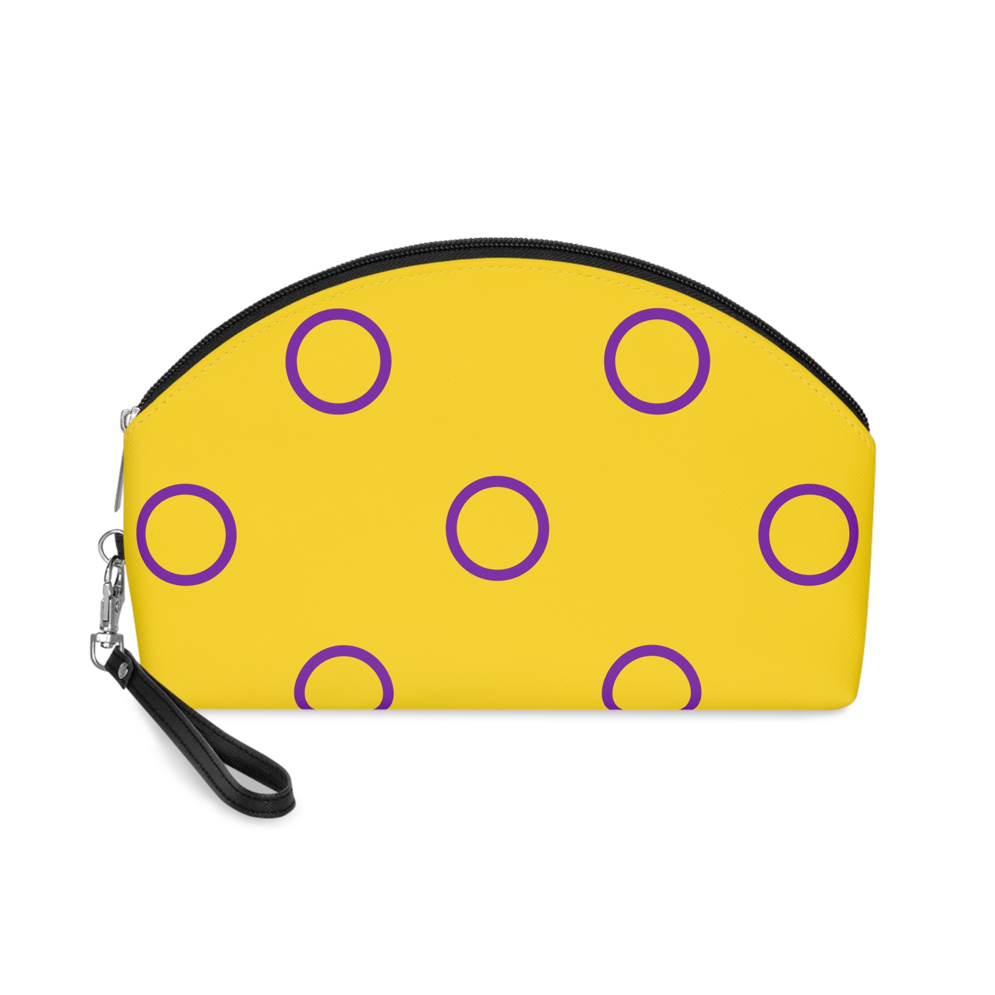 Intersex Flag Makeup Bag