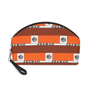 Flag of Agawam, Massachusetts Makeup Bag