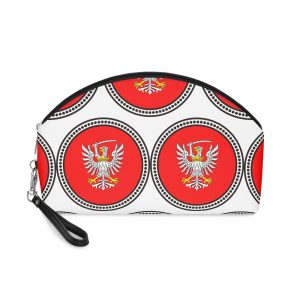 Poland Outline Map Torun Vector Illustration Makeup Bag