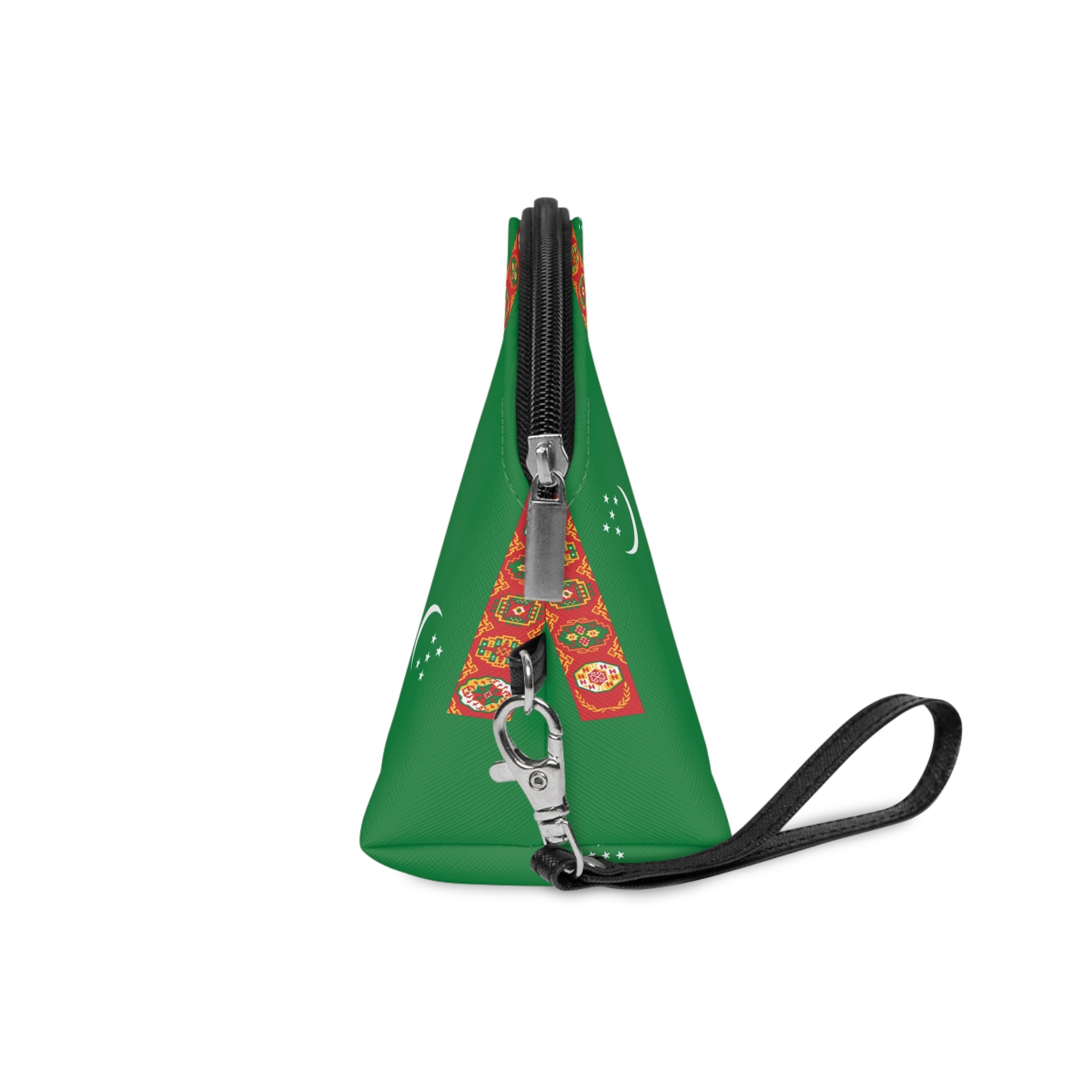 Turkmanistan Flag Makeup Bag - Image 3