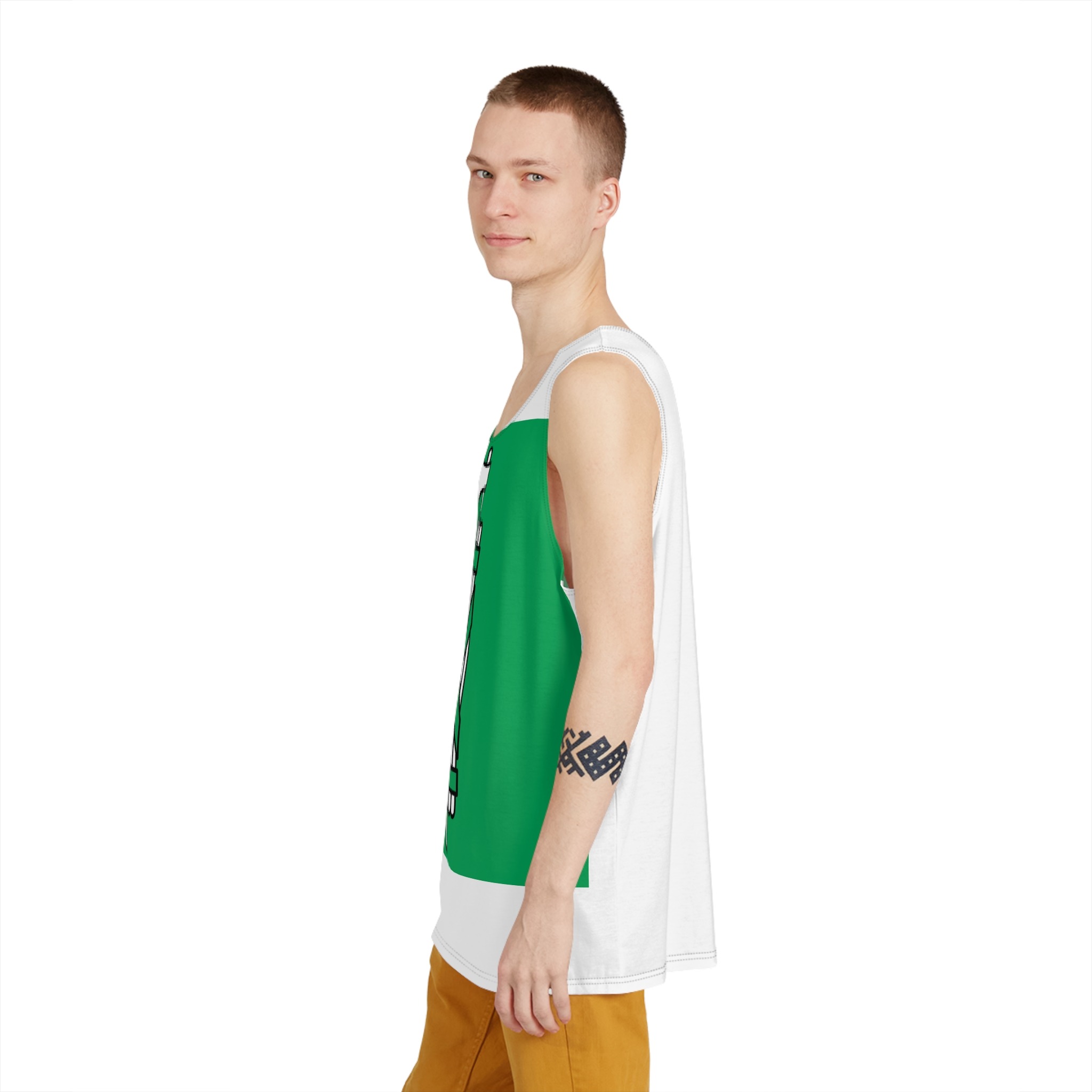 Flag of Canton of Sankt Gallen Mens Tank Aop