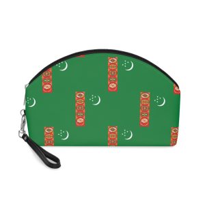 Turkmanistan Flag Makeup Bag