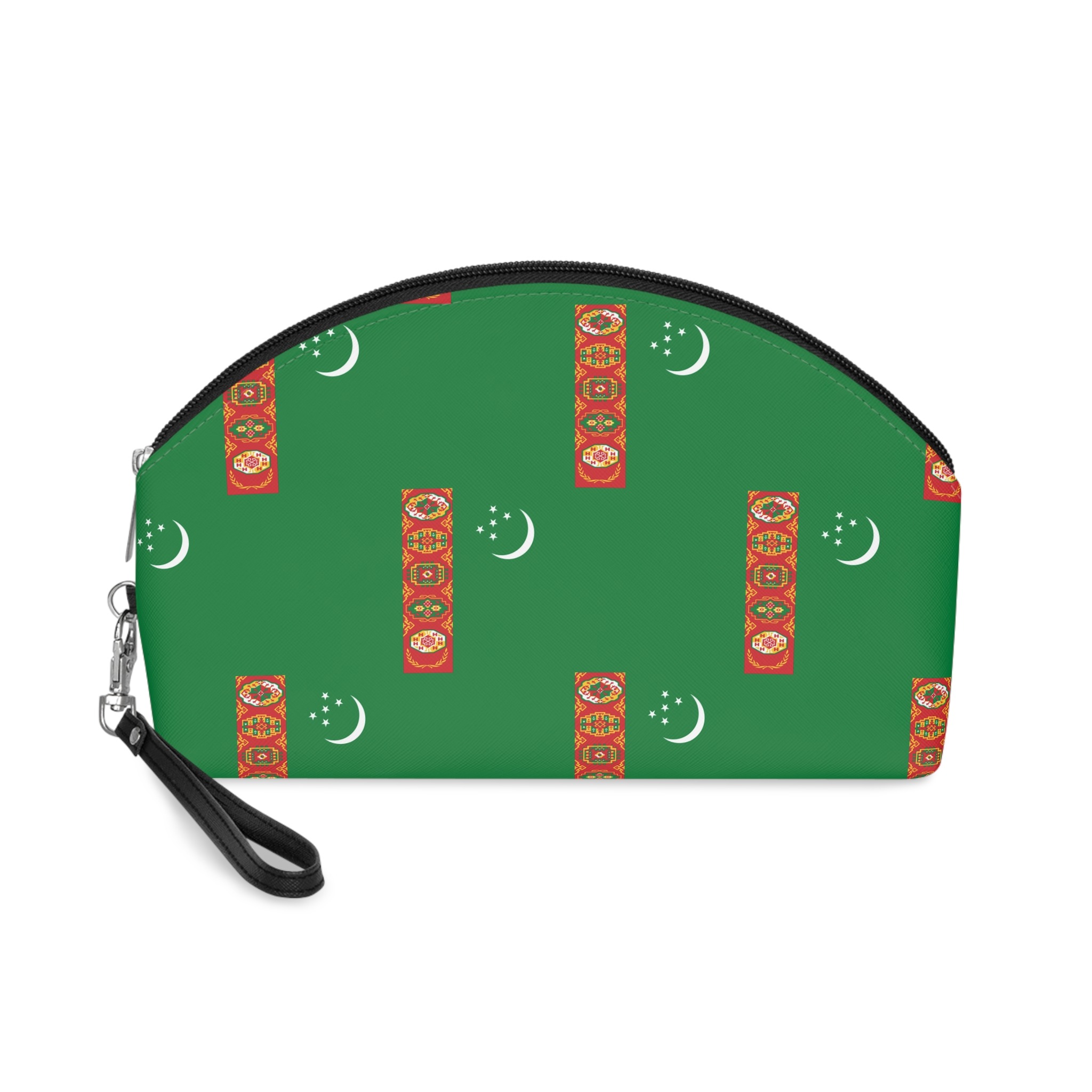 Turkmanistan Flag Makeup Bag