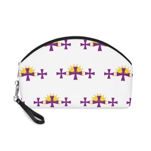 Flag Hispanic Peoples Red Yellow Red Banner Symbol Unity Heritage Latin Culture Makeup Bag