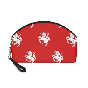 Twente Flag Red Horse White Regional Flag Twente Netherlands Dutch Cultural Heritage Makeup Bag