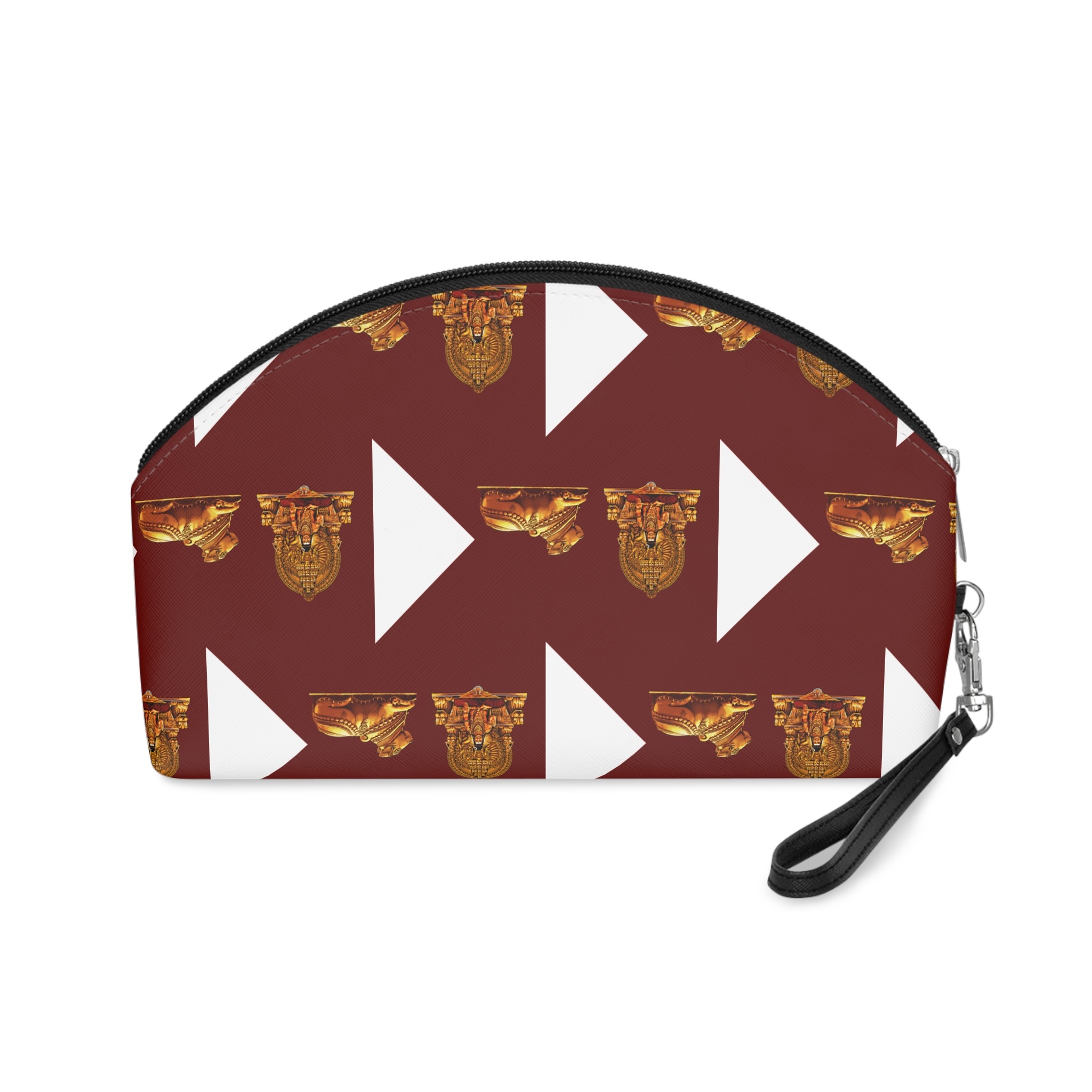 The National Flag of the Shrikailasa Hindu Nation Makeup Bag - Image 2