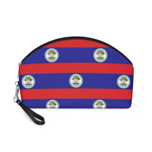 Belize Flag Makeup Bag