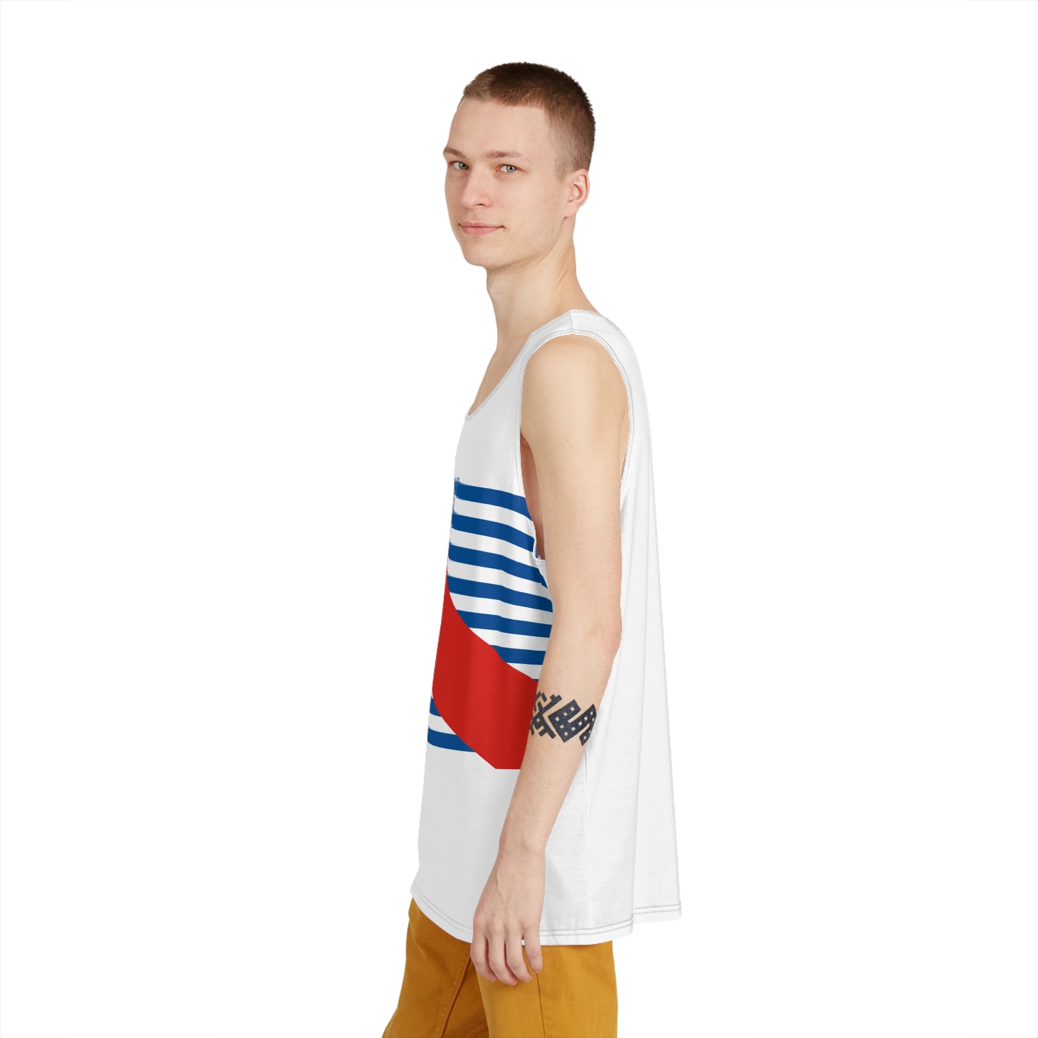 Flag of Canelones Department Mens Tank Aop