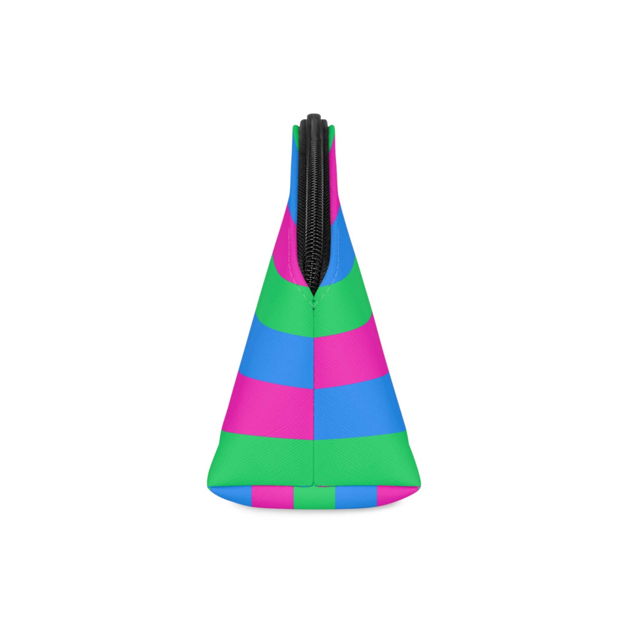 Polysexuality Pride Flag Makeup Bag - Image 4