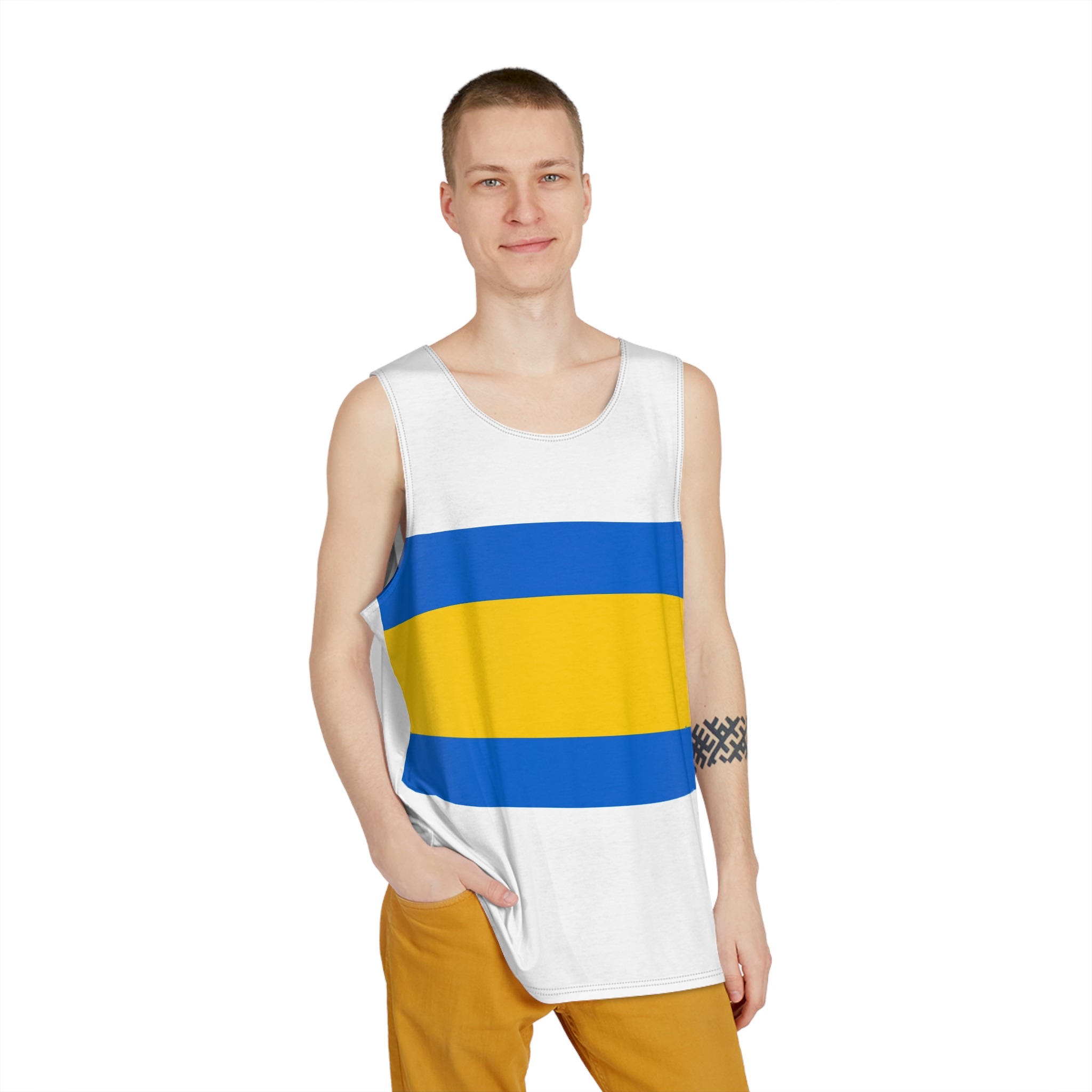 Flag of Pekara Shlionska Mens Tank Aop - Image 3