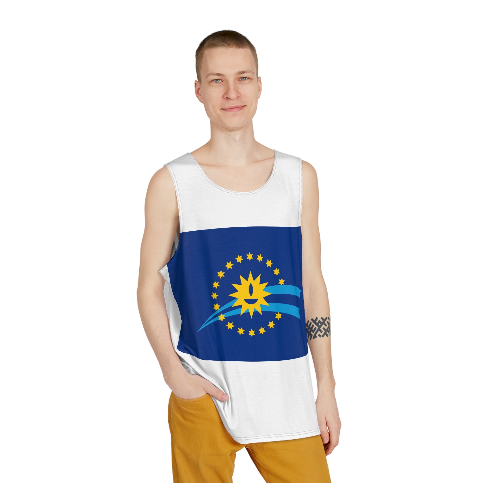 Flag of Durazno Department Mens Tank Aop - Image 3