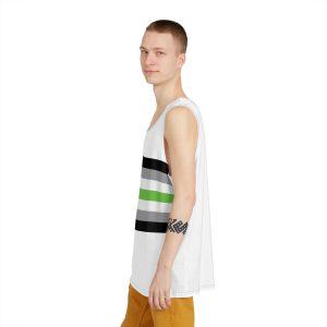 Agender Flag Mens Tank Aop