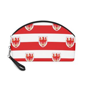 Flag South Tyrol Red White Stripes Regional Banner Autonomous Province Italy Makeup Bag