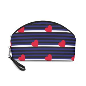 Leather Flag Makeup Bag