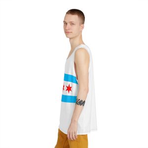 Flag of Chicago Illinois Mens Tank Aop