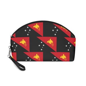 Papua New Guinea National Flag With Southern Cross Bird Paradise Emblem Makeup Bag