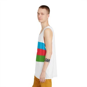 Azerbaijan Flag Mens Tank Aop