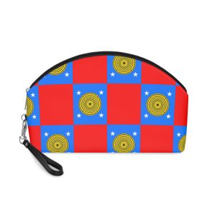 Flag Kayan People Myanmar Ethnic Banner Symbol Cultural Heritage Identity Makeup Bag