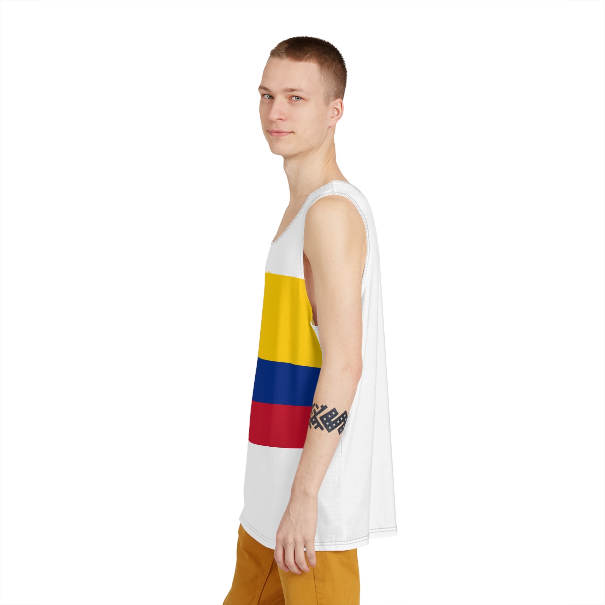 Flag of Colombia Mens Tank Aop