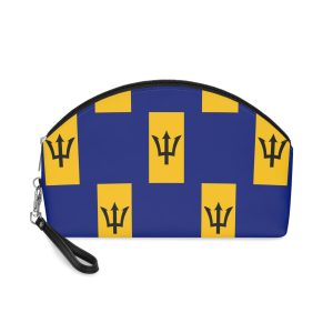 Flag of Barbados Makeup Bag