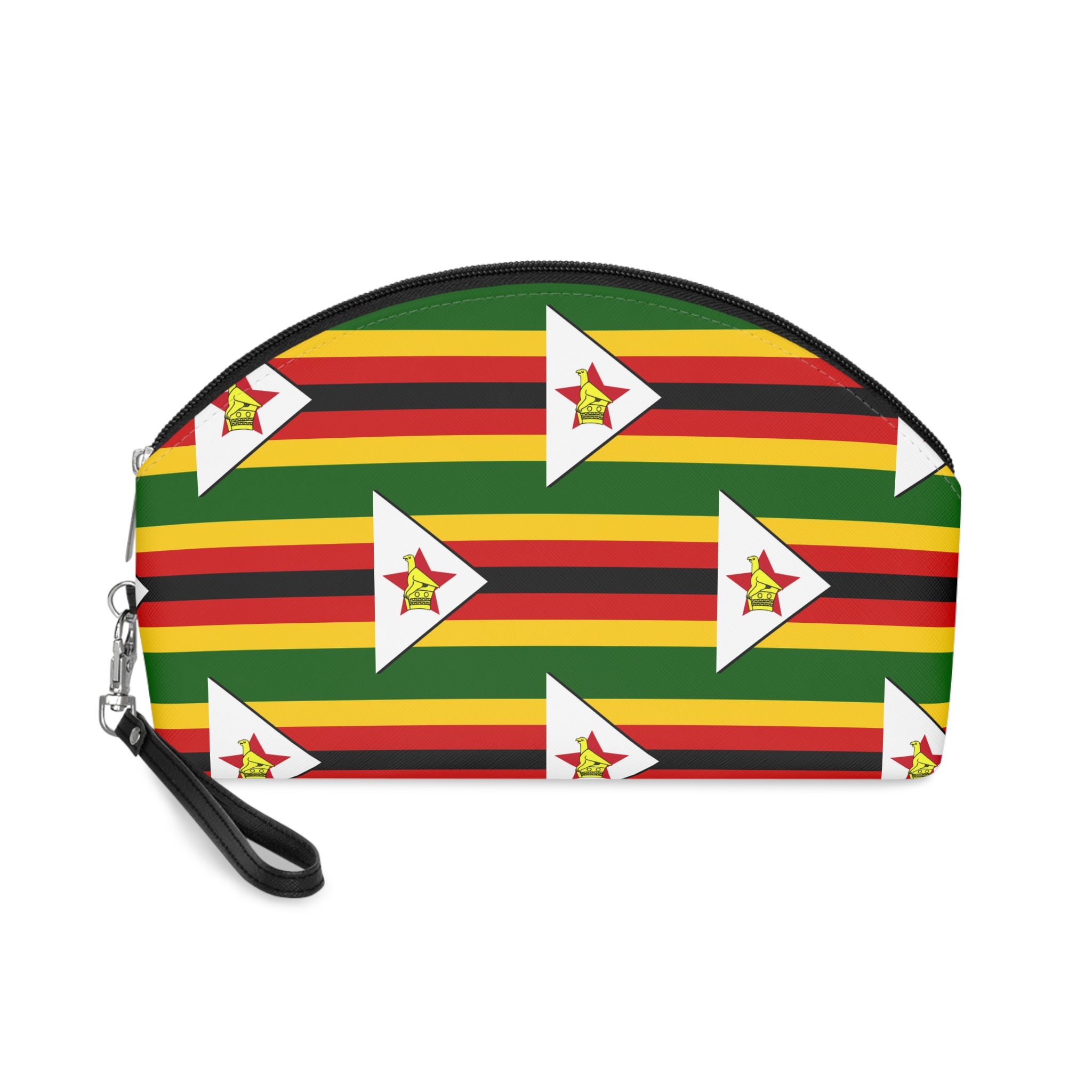 Zimbabwe Flag Makeup Bag