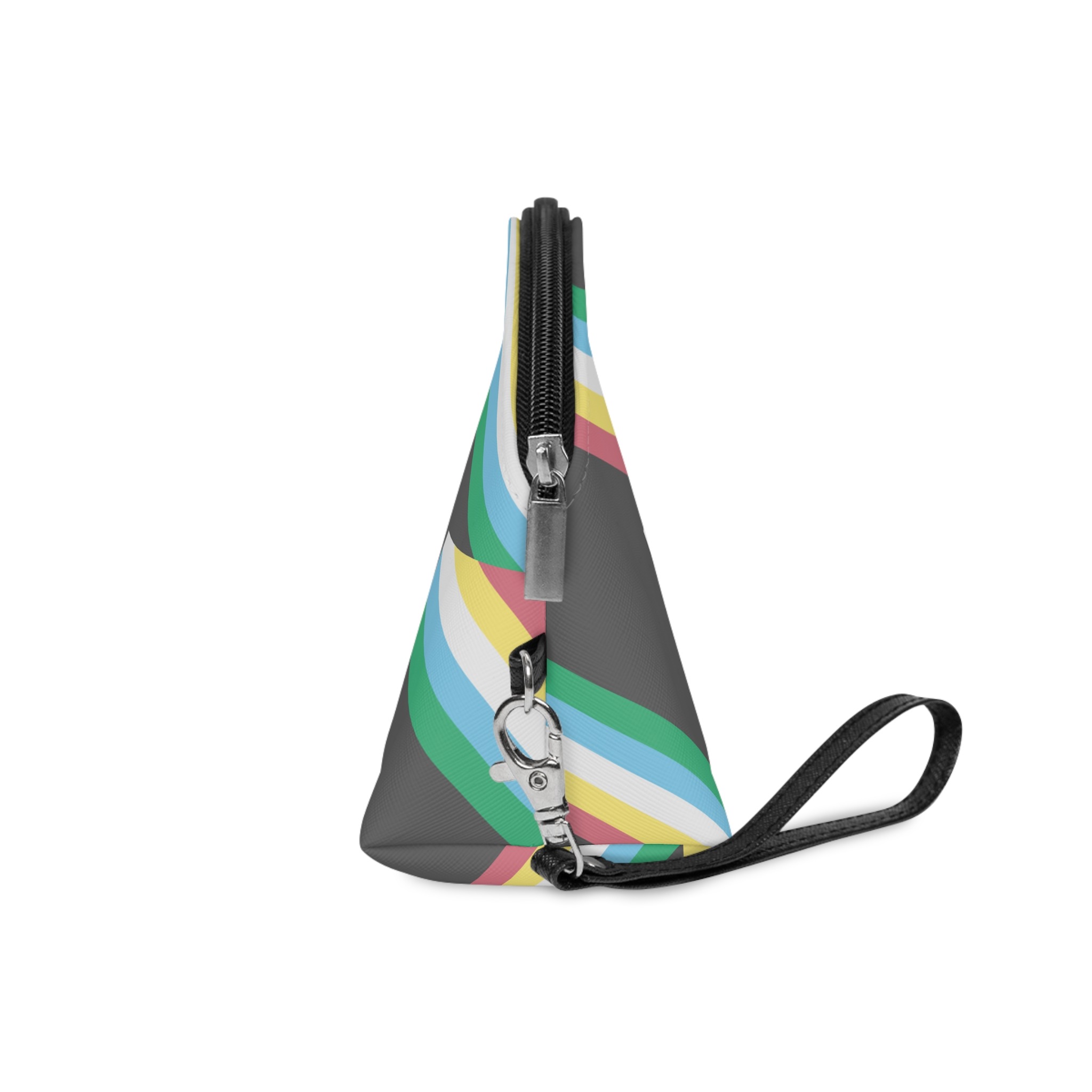 Visually Safe Disability Pride Flag Makeup Bag - Image 3