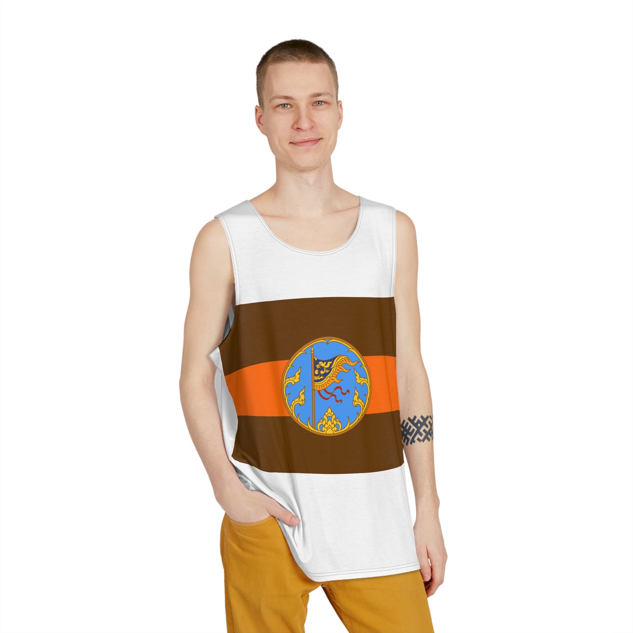 Flag Chaiyaphom Province Mens Tank Aop - Image 3