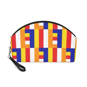 Flag of Buddhism Makeup Bag