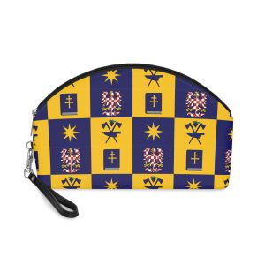 Flag of Zlin Region Makeup Bag