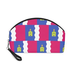 Flag Vyshhorod Raion Kyiv Oblast Makeup Bag