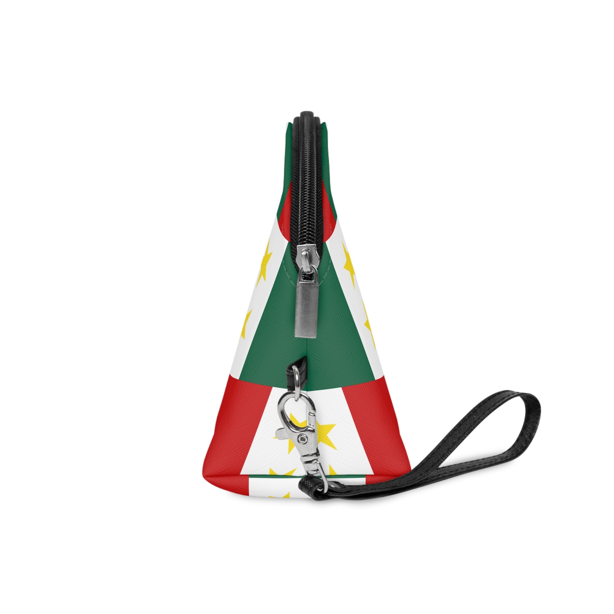 Flag Coahuila Y Tejas Historical Banner With Horizontal Stripes Representing Early Mexican Makeup Bag - Image 3
