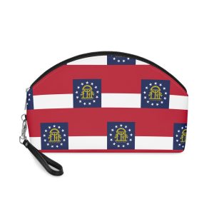 Flag of the State of Georgia Makeup Bag