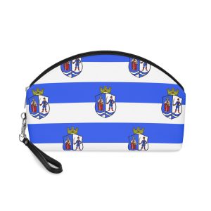 Flag of Bács Kiskun County Makeup Bag