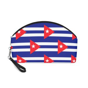 Republic Cuba Flag Makeup Bag