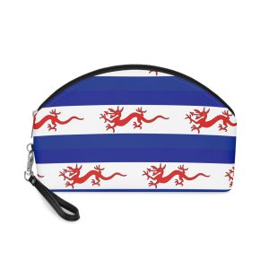 Flag Y Wladfa Welsh Settlement Banner Patagonia Argentina Green White Colors Symbol Cultural Heritag Makeup Bag