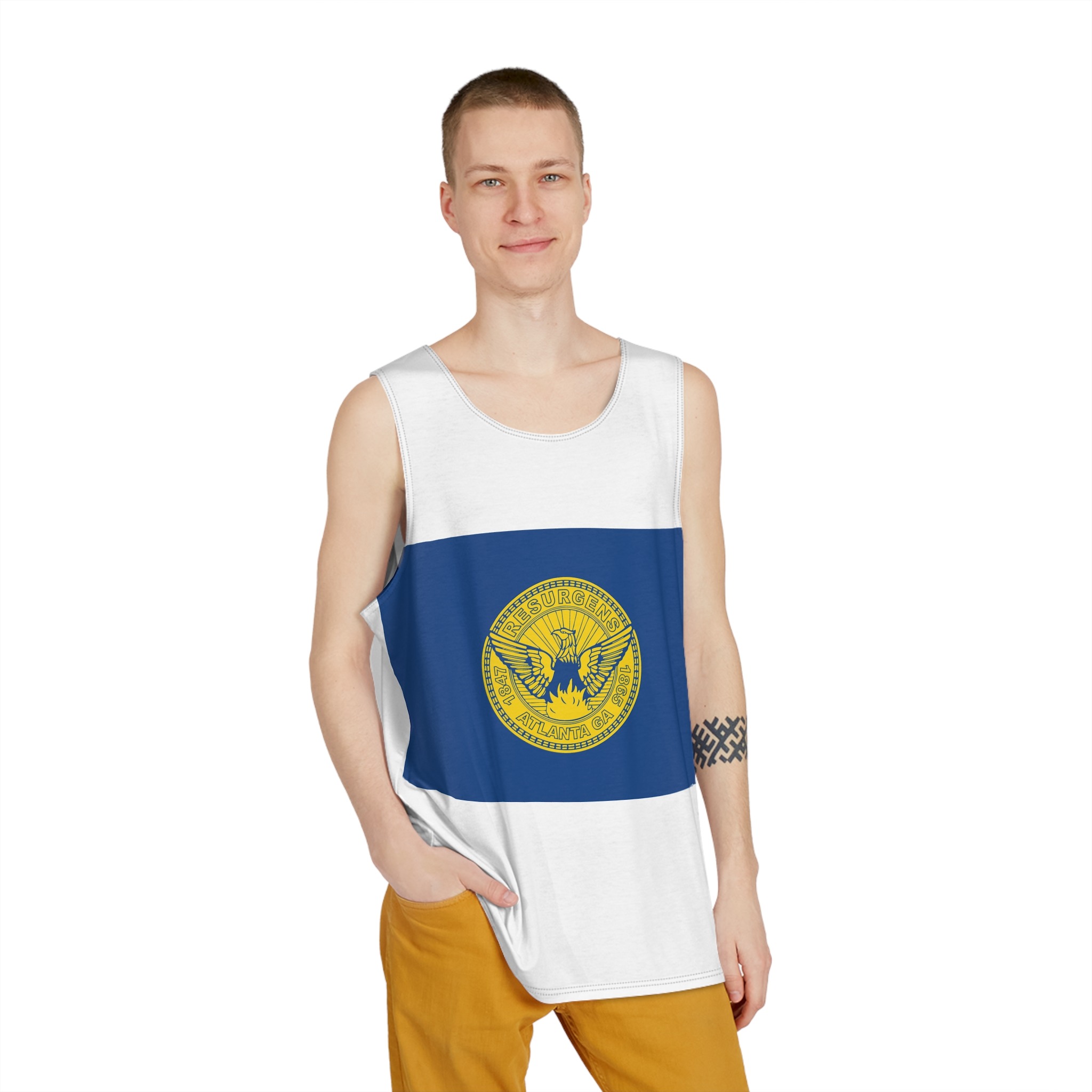 Flag of Atlanta Mens Tank Aop - Image 3