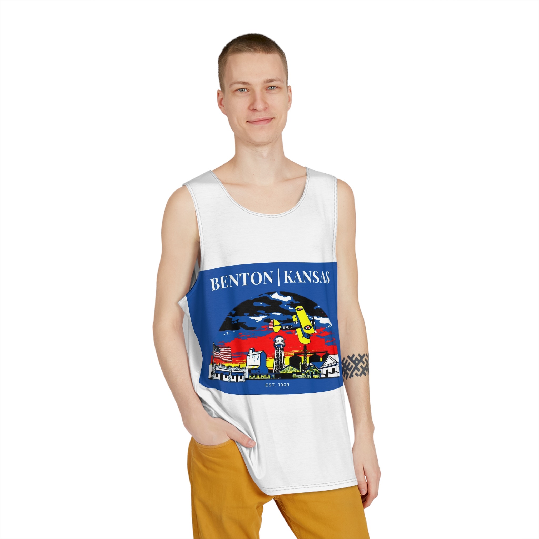 Benton Flag Mens Tank Aop - Image 3
