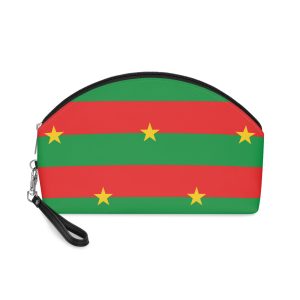 Burkina Faso Flag Makeup Bag