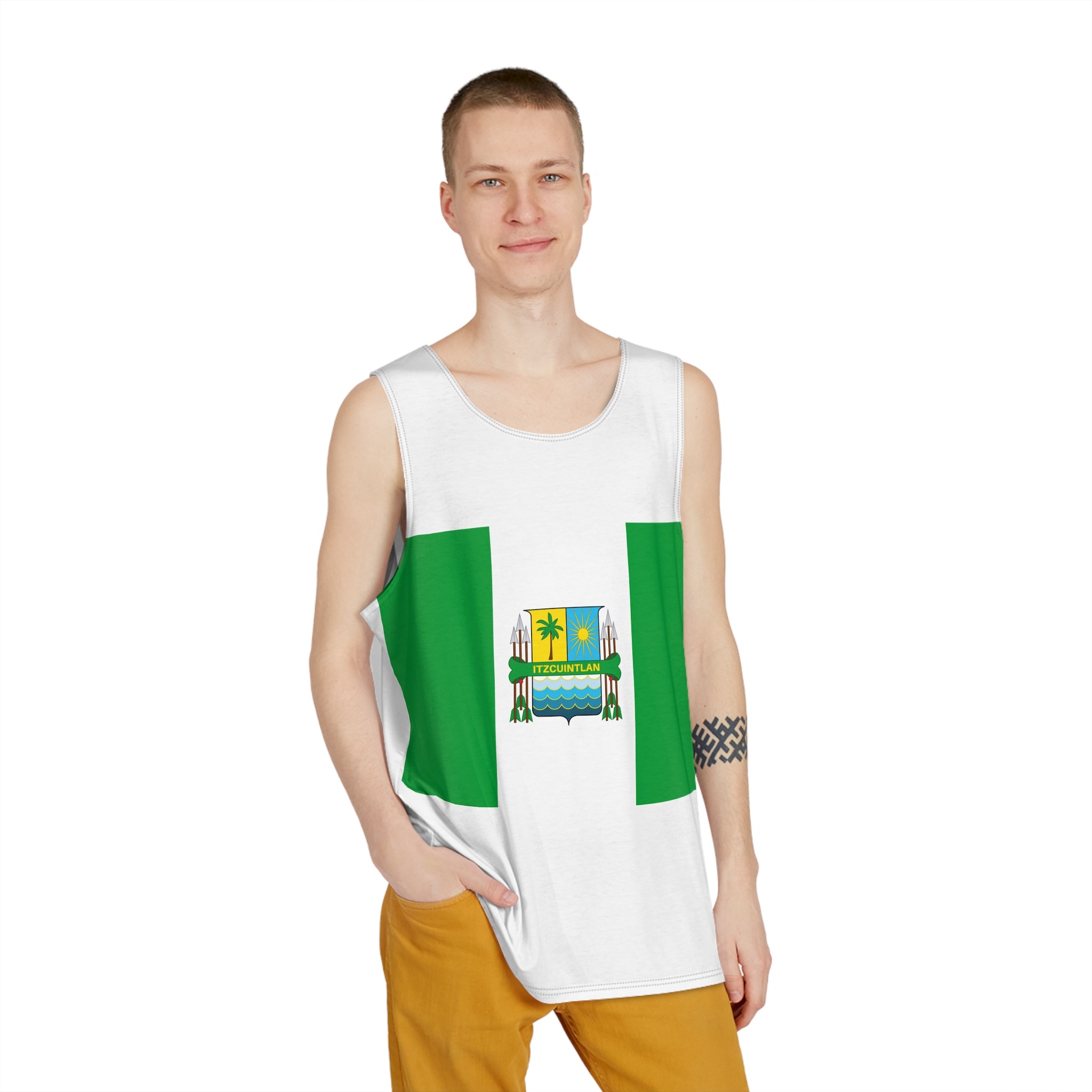 Flag of Escuintla Department Mens Tank Aop - Image 3